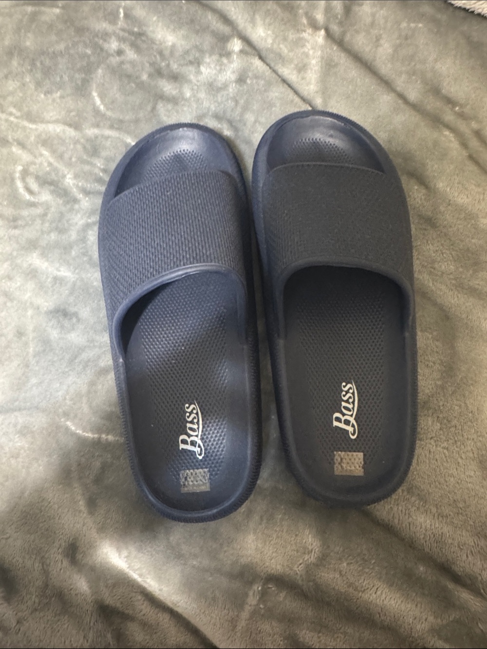 Bass men’s Navy Blue Slide Sandals